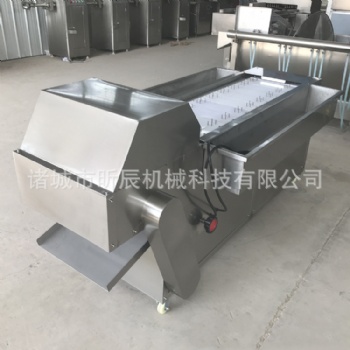 中小型全自動(dòng)多功能鴨脖切割機(jī)久久鴨脖切段機(jī)