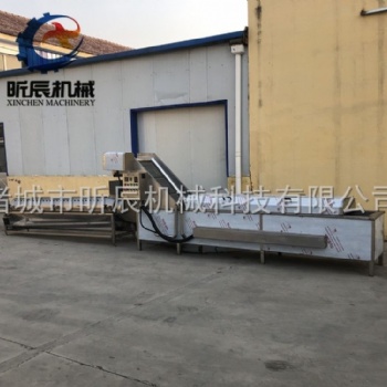 昕辰大型全自動(dòng)雞爪脫皮漂燙線脫皮機(jī)漂燙機(jī)
