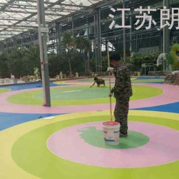噴涂聚脲生產(chǎn)廠家供應兒童樂園游樂場彩色耐磨防水地坪