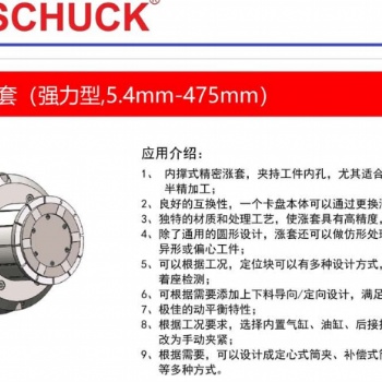代理銷售BOSSCHUCK內撐式機械漲套原裝進口維修保養(yǎng)