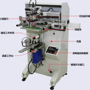 噴壺水壺絲印機(jī)，塑料瓶滾印機(jī)，玻璃杯絲網(wǎng)印刷機(jī)