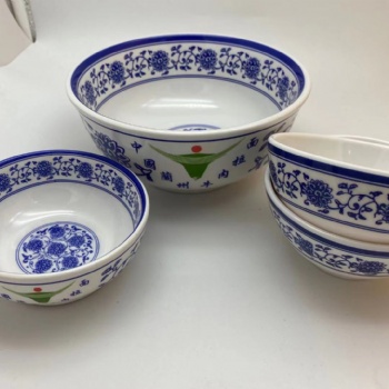 上海壹粵密胺蘭州拉面碗，食堂用餐具面碗，仿瓷飯碗訂購(gòu)