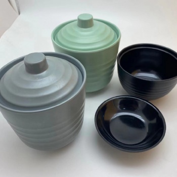 上海壹粵密胺湯碗，仿瓷湯盅批發(fā)，美耐皿湯盅餐具定制