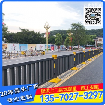 惠州道路護欄廠家 定制黑色漁女護欄價格 人行道港式護欄