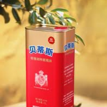 貝蒂斯原裝進(jìn)口**初榨橄欖油1L紅鐵桶