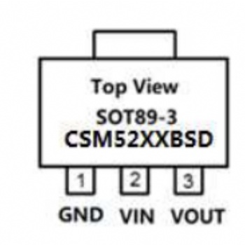 CSM5233輸入耐壓 30V，2.** 超低靜態電流，150mA 帶載電流，低壓差線性穩壓器