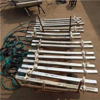 陰極保護防腐材料廠家雙鋅接地電池 鋅合金犧牲陽極 0.8m1m1.5m防腐