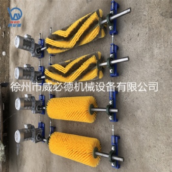 鋼鐵冶金耐溫電動(dòng)鋼絲滾刷皮帶清掃器