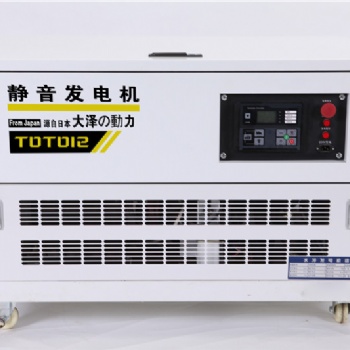 大澤動力12kw靜音汽油發(fā)電機