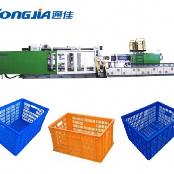 山東通佳塑料果筐生產(chǎn)設(shè)備一次性塑料筐注塑機(jī)