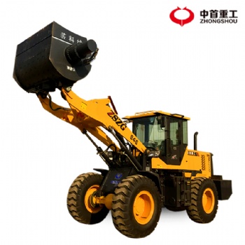 鏟車加裝混凝土攪拌斗攪拌鏟車一體機