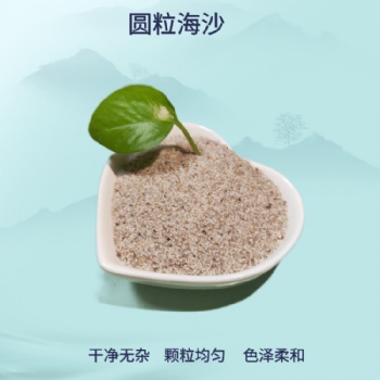 邦拓現發 無塵圓粒海沙 園林景觀用海沙 人工沙灘用海沙