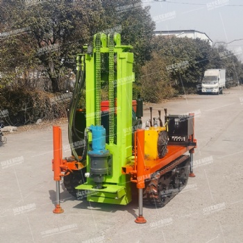 公路注漿履帶式潛孔鉆機(jī) 打炮山眼回轉(zhuǎn)式液壓巖石打孔機(jī)