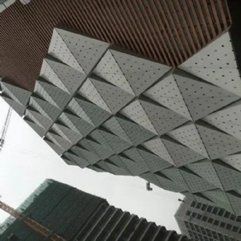石家莊學(xué)校園門頭改造防火幕墻鋁單板生產(chǎn)廠家