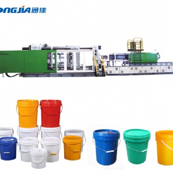 包裝桶注塑機(jī)涂料桶注塑機(jī)生產(chǎn)工藝流程山東通佳注塑機(jī)