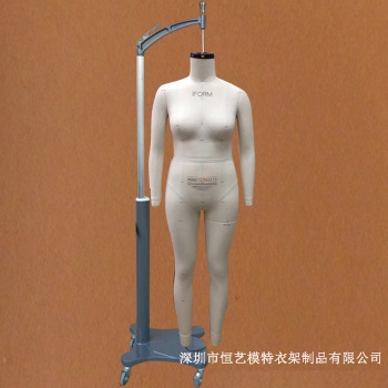 杭州歐美碼女裝打版人臺-杭州服裝設(shè)計裁剪模特