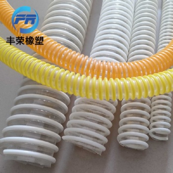 豐榮聚氨酯pu塑筋增強(qiáng)管顆粒物料輸送管