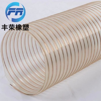 pu鍍銅鋼絲雕刻機(jī)木屑工業(yè)吸塵耐磨軟管