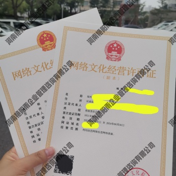 鄭州市辦理全河南大包網(wǎng)絡(luò)文化經(jīng)營許可證