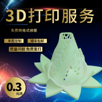 13.3D打印服務加工手辦板模型抄數建模具公仔上色覆膜金屬尼龍cnc鑼