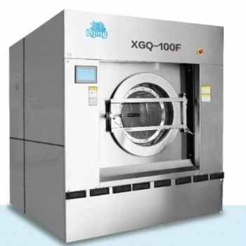 廣州力凈 XGQ-100F全自動全鋼工業(yè)洗脫機 100kg大型洗衣機 洗衣廠水洗機