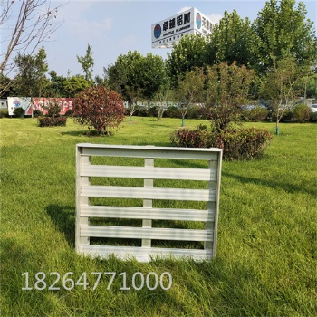 工廠重型貨架鋁合金托盤倉儲(chǔ)棧板叉車托盤貨架飼料金屬托盤