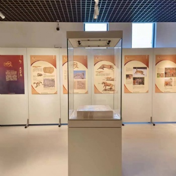 博物館獨(dú)立展柜歷史文化遺址展廳陳列展覽展示柜臺定制