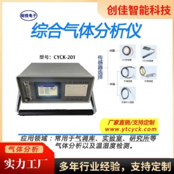 創(chuàng)佳 CYCK-201綜合氣體分析儀氣體溫度濕度監(jiān)測氣調庫大學院校研究所實驗室定制