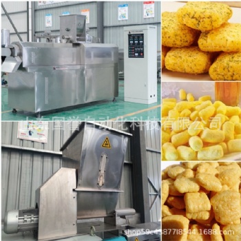 膨化食品生產(chǎn)線 膨化機(jī) 休閑食品加工機(jī)器 夾心米果設(shè)備