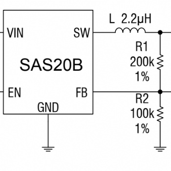 SAS20B是一款1.5MHz恒定頻率、電流 模式降壓轉換器