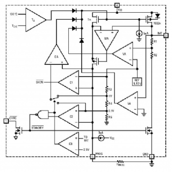 TP4058一款完整的單節鋰離子電池 600mA線性鋰離子電池充電器